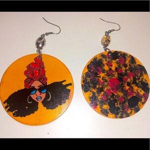 Hand Painted Earrings 🎨